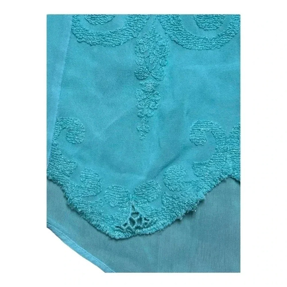 NWT‎  Elisa Cavaletti Teal Lace Tee - Picture 5 of 6